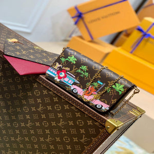 LV M80859 Louis Vuitton Felicie Pochette Monogram - Default Title - View 1