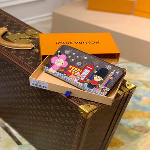 LV M80861 Louis Vuitton Zippy Wallet Monogram - Default Title - View 1