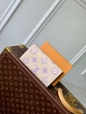 LV M81049 Louis Vuitton Sarah Wallet Taro Purple - Default Title - View 2