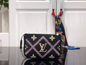 LV M81140 Louis Vuitton Mini Pochette Accessoires Bag Black - Default Title - View 3