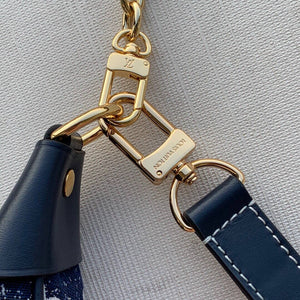 LV M81166 Louis Vuitton Loop Monogram Denim Leather Bag - Default Title - View 6