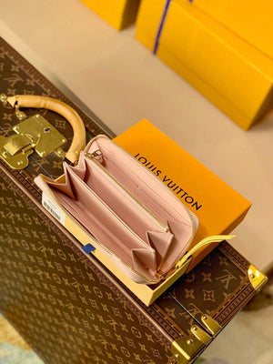 LV M81279 Louis Vuitton Zippy Wallet M81280 Pink - Default Title - View 3