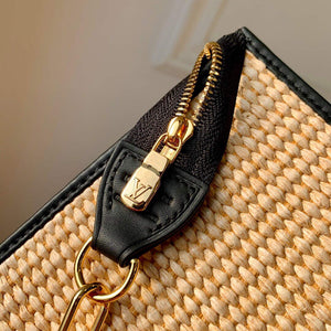 LV M81366 Louis Vuitton Toiletry Pouch On Chain Natural Black - Default Title - View 6