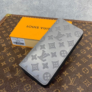 LV M81384 Louis Vuitton Zippy Wallet Vertical Anthracite Gray - Default Title - View 1