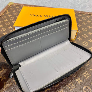 LV M81384 Louis Vuitton Zippy Wallet Vertical Anthracite Gray - Default Title - View 4