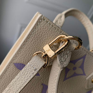 LV M81416 Louis Vuitton Petit Sac Plat Bag Taro Purple - Default Title - View 6