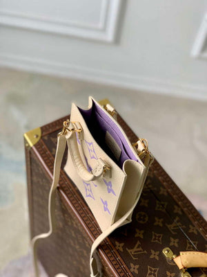 LV M81416 Louis Vuitton Petit Sac Plat Bag Taro Purple - Default Title - View 9