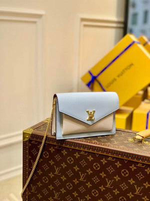 LV M81436 Louis Vuitton Mylockme Chain Pochette Blue - Default Title - View 2