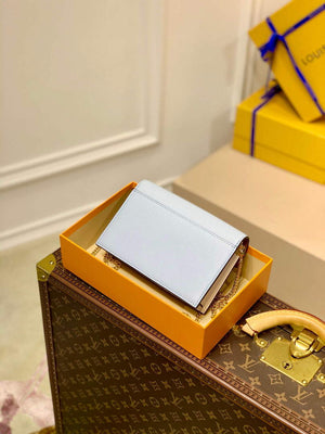 LV M81436 Louis Vuitton Mylockme Chain Pochette Blue - Default Title - View 3
