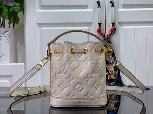 LV M81463 Louis Vuitton NANO NO¨¦ Bucket Bag Light Beige - Default Title - View 3