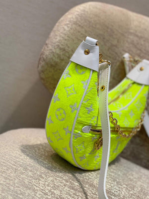 LV M81484 Louis Vuitton Loop half-moon baguette bag Yellow - Default Title - View 4