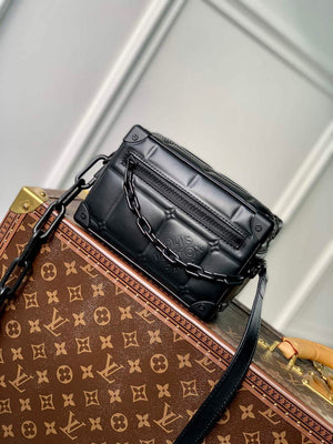 LV M81611 Louis Vuitton Mini Soft Trunk Black - Default Title - View 1