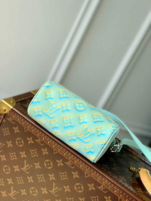 LV M81625 Louis Vuitton Nano Speedy Bag Vert d'eau Green - Default Title - View 4