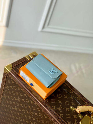 LV M81740 Louis Vuitton Pilot Wallet Light Blue - Default Title - View 3