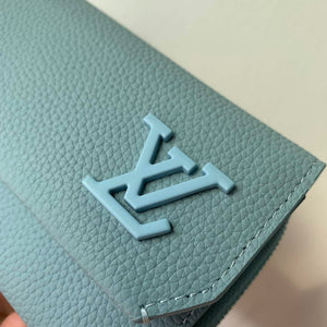 LV M81740 Louis Vuitton Pilot Wallet Light Blue - Default Title - View 9