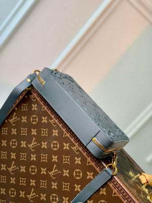 LV M82035 Louis Vuitton Soft Trunk Wearable Wallet Dark Shadow Grey - Default Title - View 4