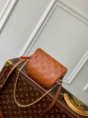 LV M82208 Louis Vuitton Mini Bumbag Monogram Empreinte Brown - Default Title - View 3
