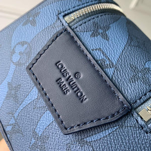 LV M82337 Louis Vuitton Dopp Kit Toiletry Bag Abyss Blue - Default Title - View 6