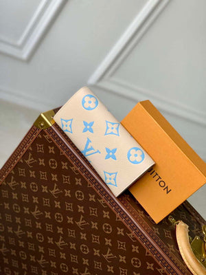 LV M82341 Louis Vuitton Emilie Wallet Blue - Default Title - View 2