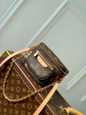 LV M82347 Louis Vuitton Mini Bumbag Monogram Empreinte Leather - Default Title - View 1