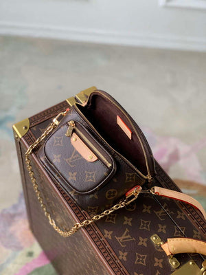 LV M82347 Louis Vuitton Mini Bumbag Monogram Empreinte Leather - Default Title - View 6