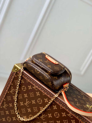 LV M82347 Louis Vuitton Mini Bumbag Monogram Empreinte Leather - Default Title - View 8