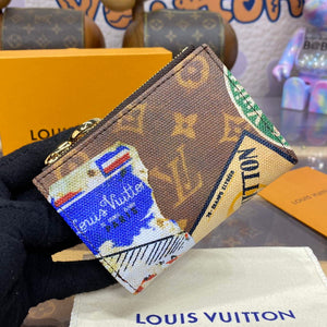 LV M82383 Louis Vuitton Lisa Wallet Monogram Canvas - Default Title - View 3