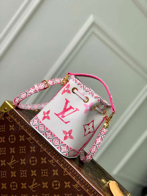 LV M82386 Louis Vuitton Nano No¨¦ Bucket Bag Pink - Default Title - View 2