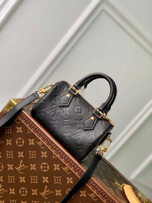 LV M82450 Louis Vuitton Nano Speedy Bag Black - Default Title - View 7