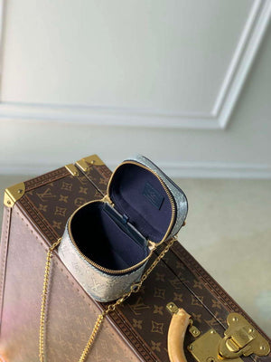 LV M82467 Louis Vuitton Micro Vanity Miniature Bag Blue - Default Title - View 8