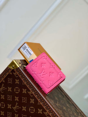 LV M82514 Louis Vuitton Cl¨¦a Wallet Monogram empreinte Rose Red - Default Title - View 2