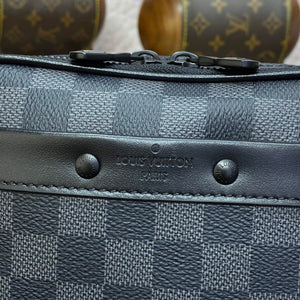 LV M82542 Louis Vuitton Nano Alpha Bag Black grid - Default Title - View 5