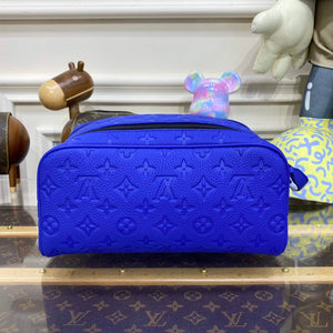 LV M82576 Louis Vuitton Dopp Kit Bag Racing Blue - Default Title - View 2