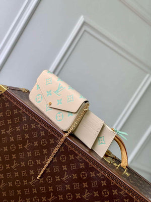 LV M82610 Louis Vuitton Pochette F¨¦licie Bag Matcha green - Default Title - View 3