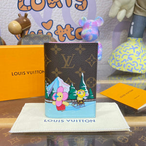 LV M82621 Louis Vuitton Passport Cover Pink - Default Title - View 1