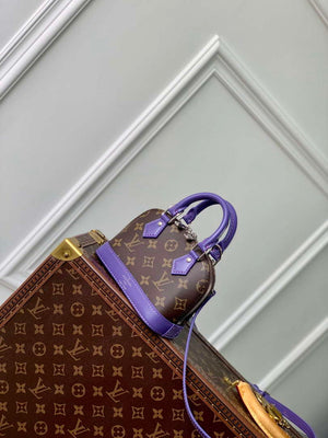 LV M82717 Louis Vuitton Nano Alma Bag Purple - Default Title - View 2