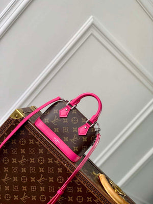 LV M82717 Louis Vuitton Nano Alma Bag Rose Red - Default Title - View 1