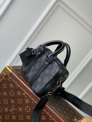 LV M82770 Louis Vuitton Nano Porte Documents Voyage Bag Black - Default Title - View 3