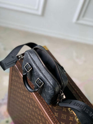 LV M82770 Louis Vuitton Nano Porte Documents Voyage Bag Black - Default Title - View 8