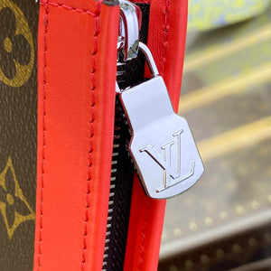 LV M82857 Louis Vuitton Pochette Voyage MM Bag Red - Default Title - View 6