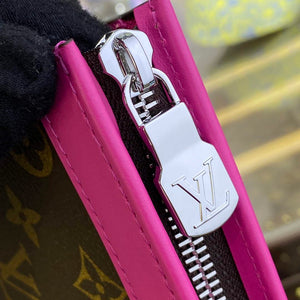 LV M82858 Louis Vuitton Pochette Voyage MM Bag Pink - Default Title - View 6
