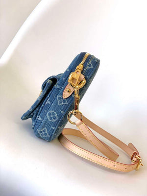 LV M82948 Louis Vuitton Fairfax Pochette Monogram Denim - Default Title - View 2