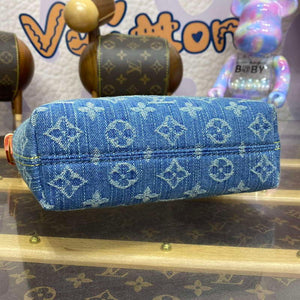 LV M82949 Louis Vuitton Hills Pochette Monogram Denim - Default Title - View 4