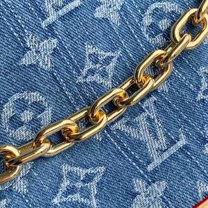 LV M83043 Louis Vuitton Nano No¨¦ Bag Denim Blue - Default Title - View 7