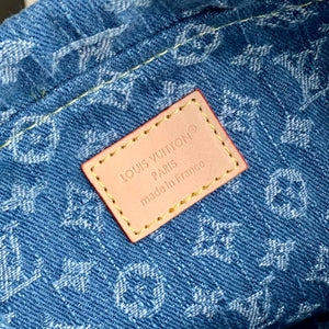 LV M83043 Louis Vuitton Nano No¨¦ Bag Denim Blue - Default Title - View 8