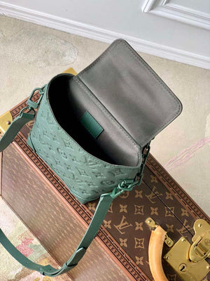 LV M83052 Louis Vuitton Nano Steamer Bag Forest Green - Default Title - View 9