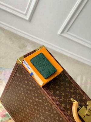 LV M83067 Louis Vuitton Pocket Organizer Forest Green - Default Title - View 1
