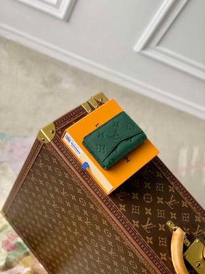 LV M83067 Louis Vuitton Pocket Organizer Forest Green - Default Title - View 4
