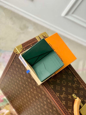 LV M83067 Louis Vuitton Pocket Organizer Forest Green - Default Title - View 9