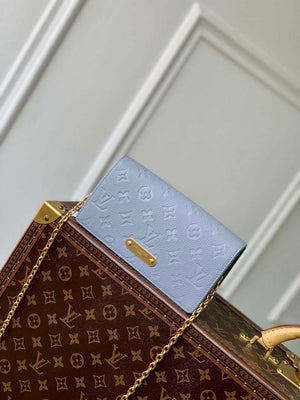 LV M83233 Louis Vuitton Wallet On Chain Lily Bag Blue Hour - Default Title - View 1